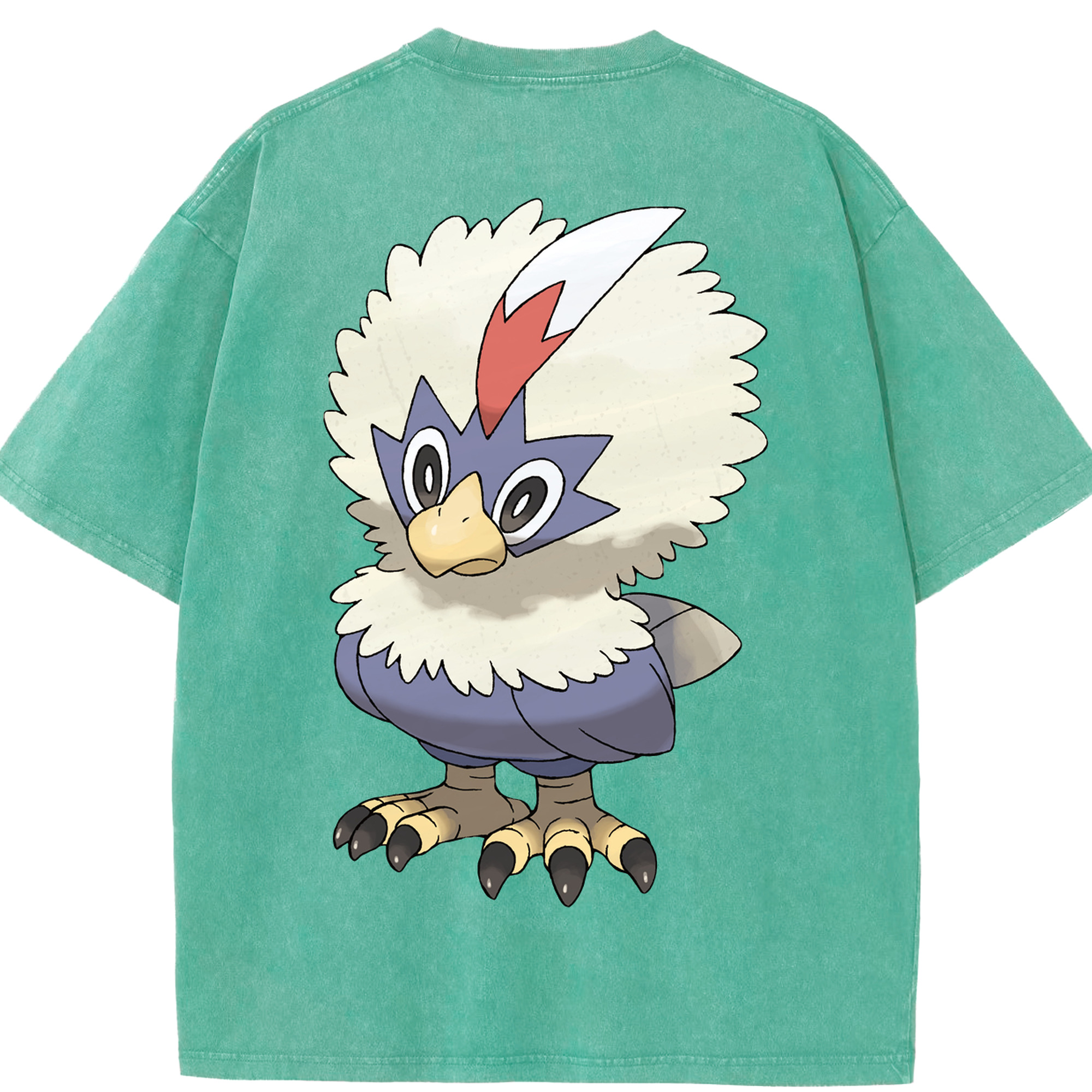 （画像用） ポケットモンスター Pokémon 綿100% ヴィンテージ風 半袖Tシャツ（背面プリント）